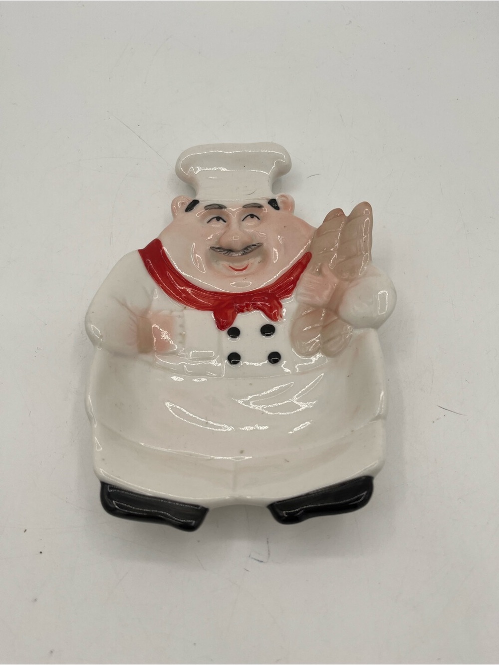 Fat Chef Ceramic Spoon Rest